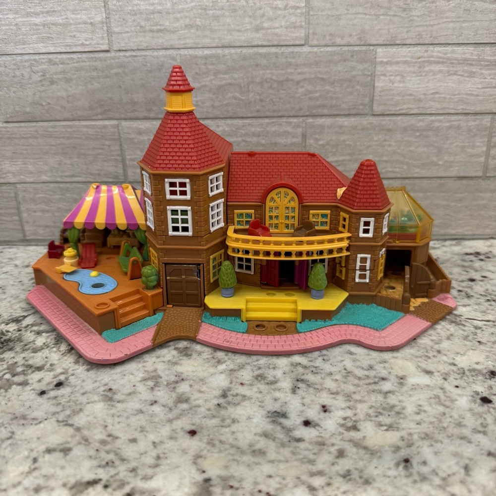 Vintage Polly Pocket Mansion Dollhouse